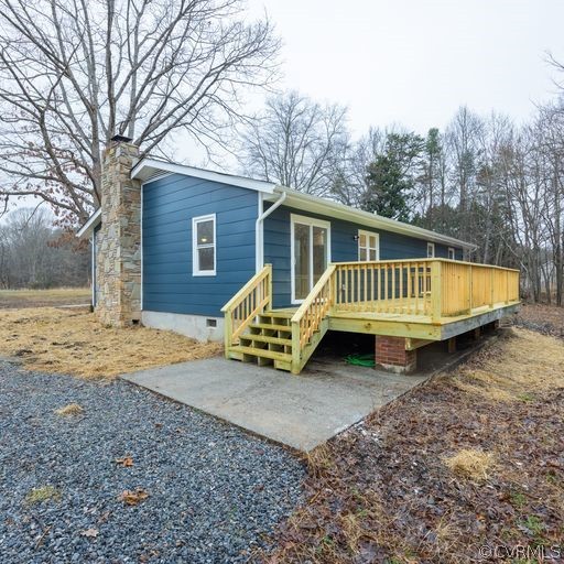 1814 Lockett Road Rice, VA 23966 - Photo 20 of 21 a view of a house with a yard and wooden fence