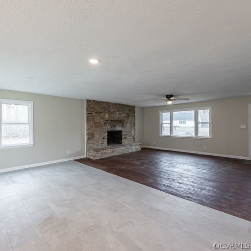 1814 Lockett Road Rice, VA 23966 - Photo 4 of 21 an empty room with windows and fireplace