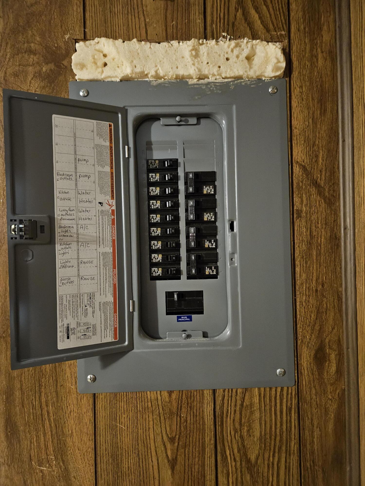 48 Ferry Road Northeast Fort Walton Beach, FL 32548 - Photo 58 of 62 Power Panel in Primary Bedroom