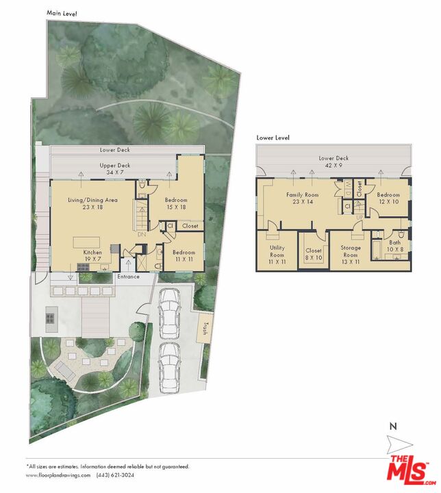 1423 Elevado Street Los Angeles, CA 90026 - Photo 51 of 51 a picture of a floor plan