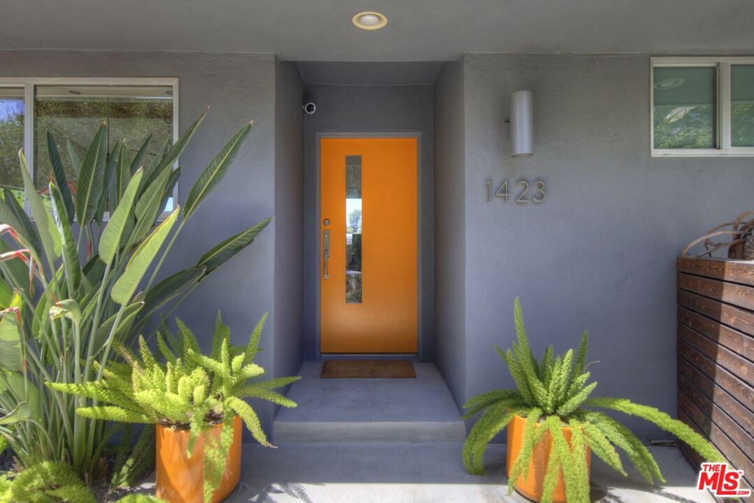 1423 Elevado Street Los Angeles, CA 90026 - Photo 6 of 51 a view of a potted plant in front of a door