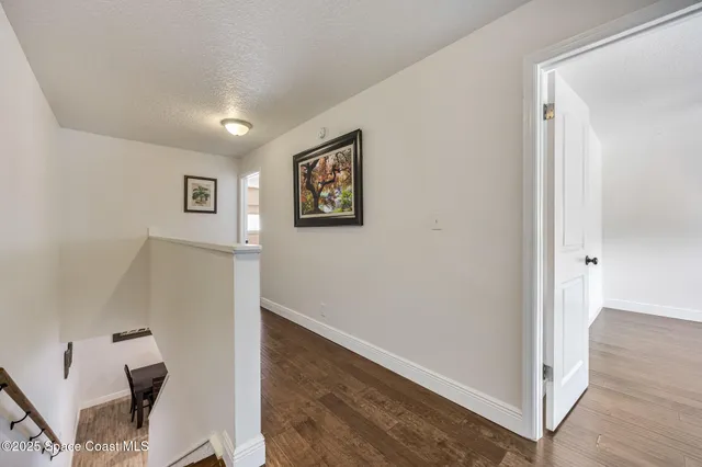 a view of a hallway with interior of the house