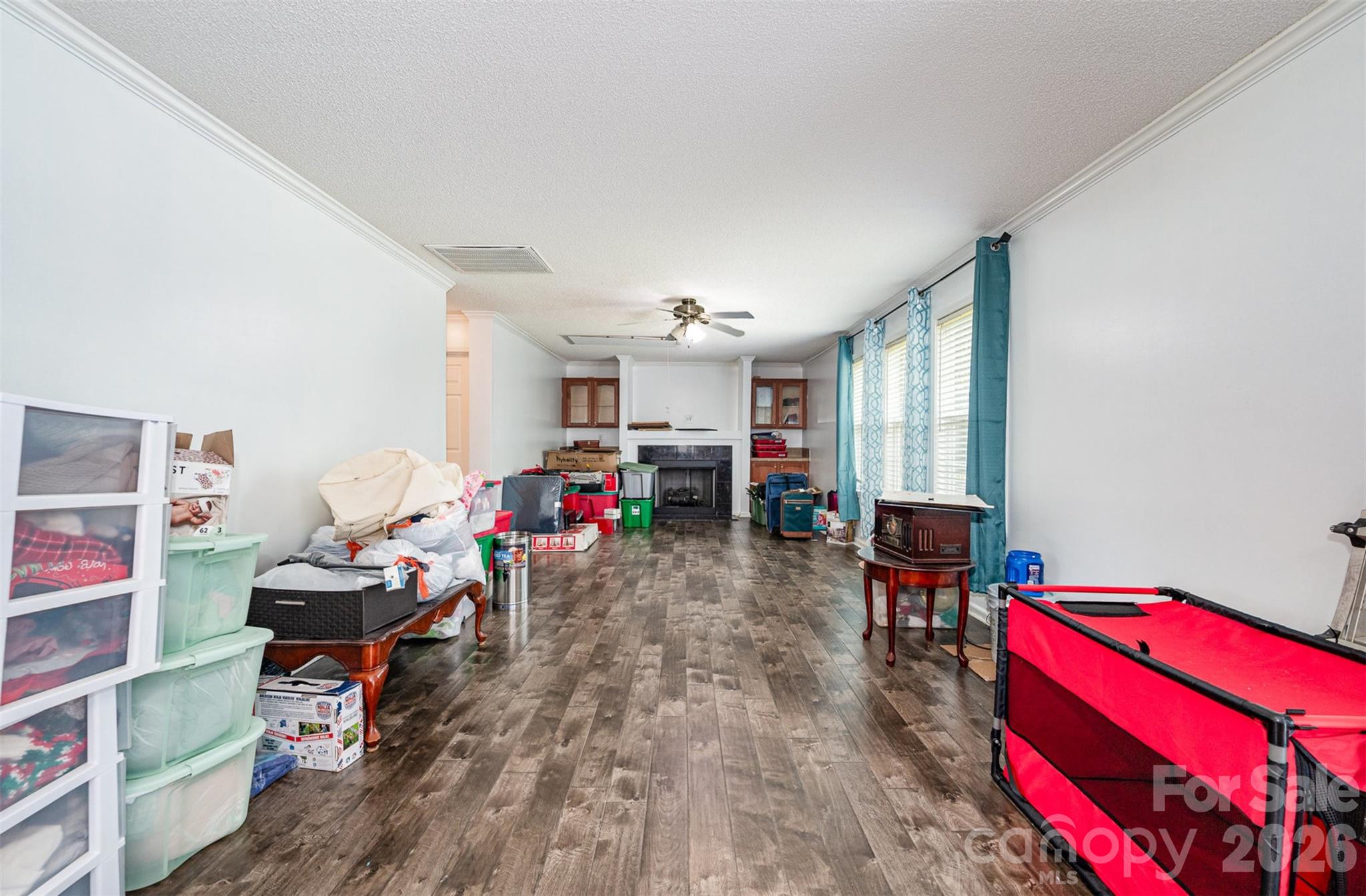 5602 Flint Ridge Marshville, NC 28103 - Photo 15 of 26 a living room with furniture and a wooden floor