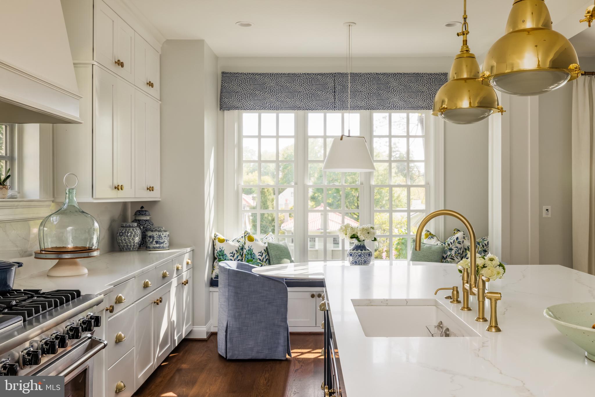 3300 Newark Street Northwest Washington, DC 20008 - Photo 12 of 50 Chef's Kitchen w/ New Thick Edge Countertop