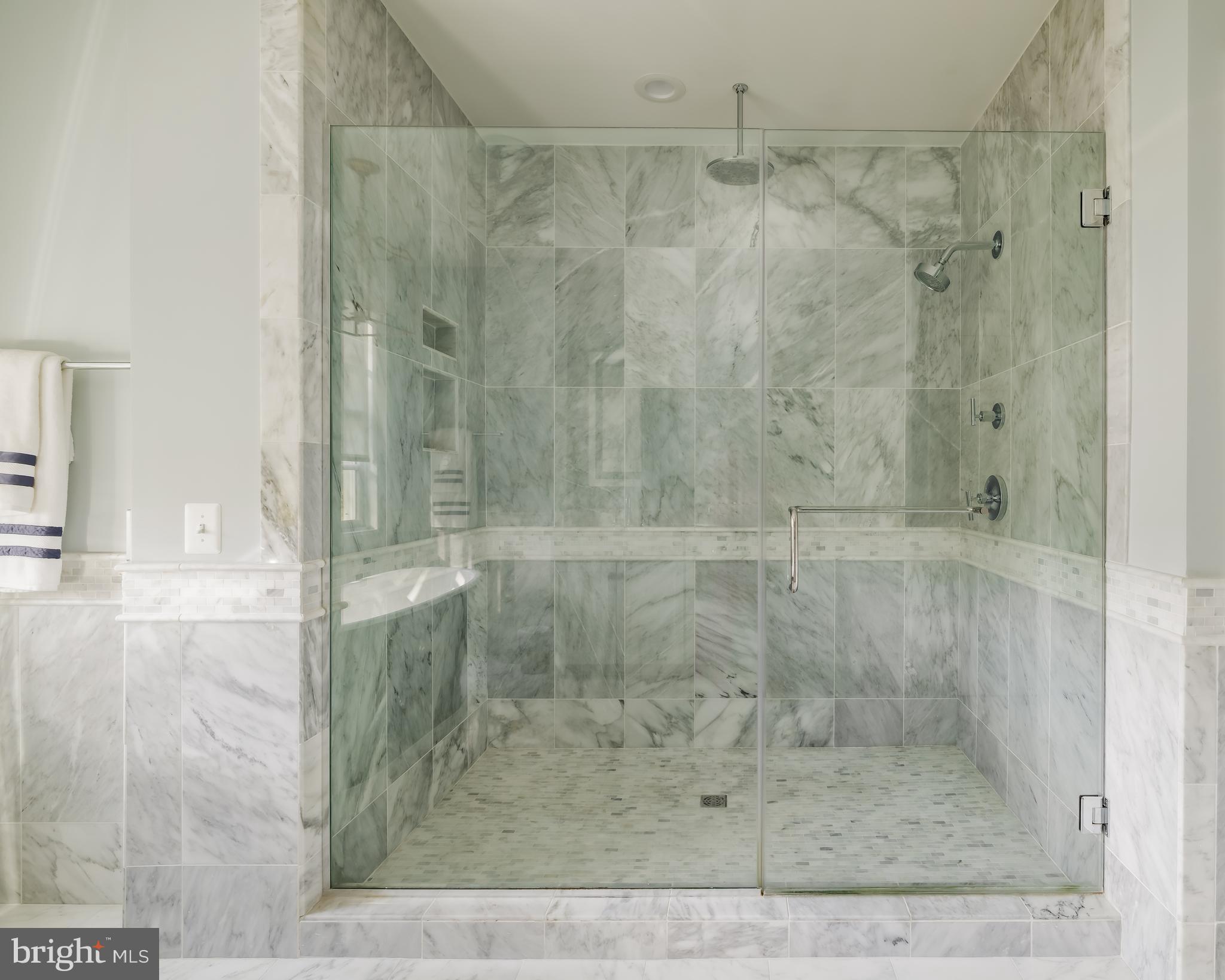 3300 Newark Street Northwest Washington, DC 20008 - Photo 30 of 50 Walk-In Marble Shower