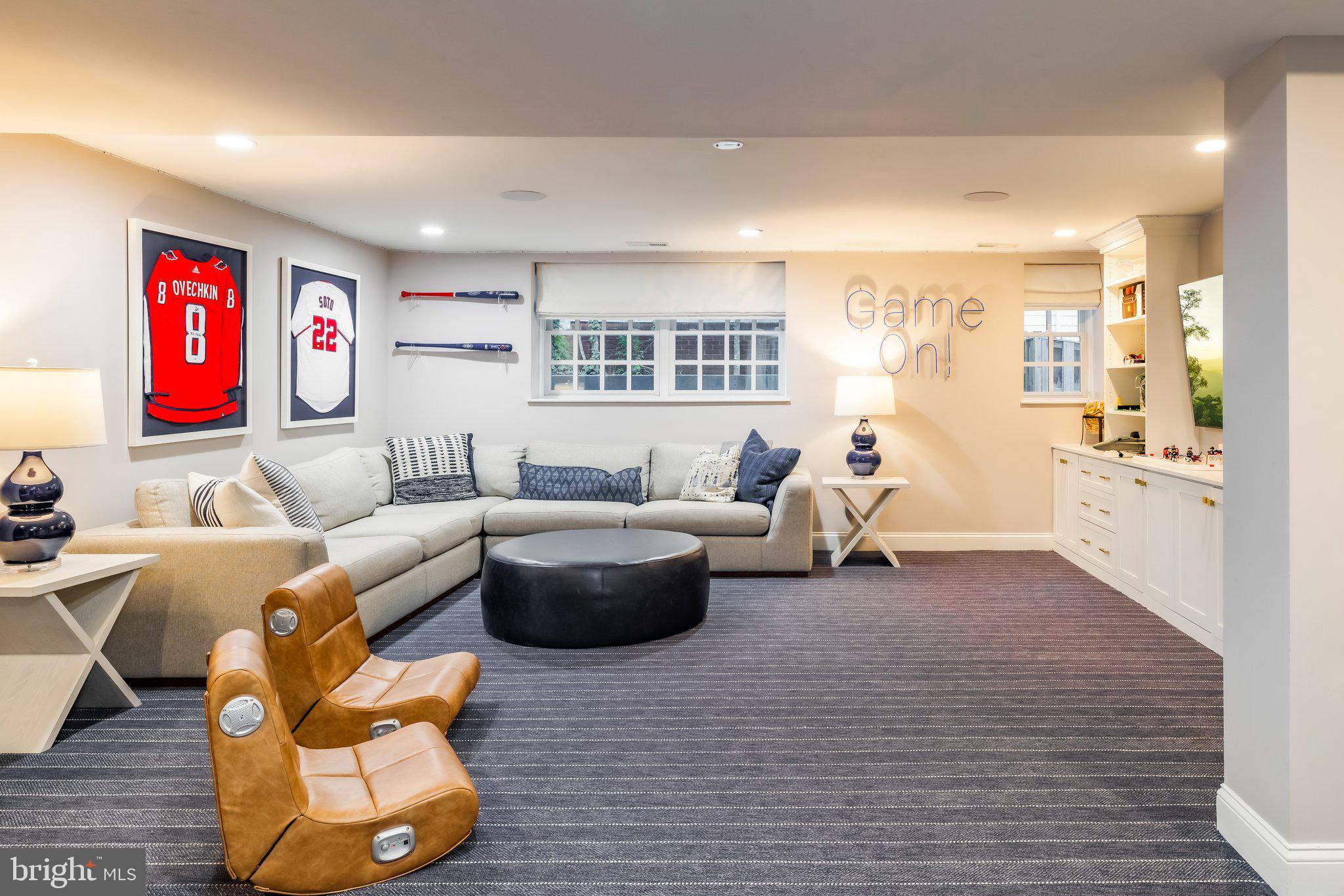 3300 Newark Street Northwest Washington, DC 20008 - Photo 37 of 50 Lower Level Recreation Space