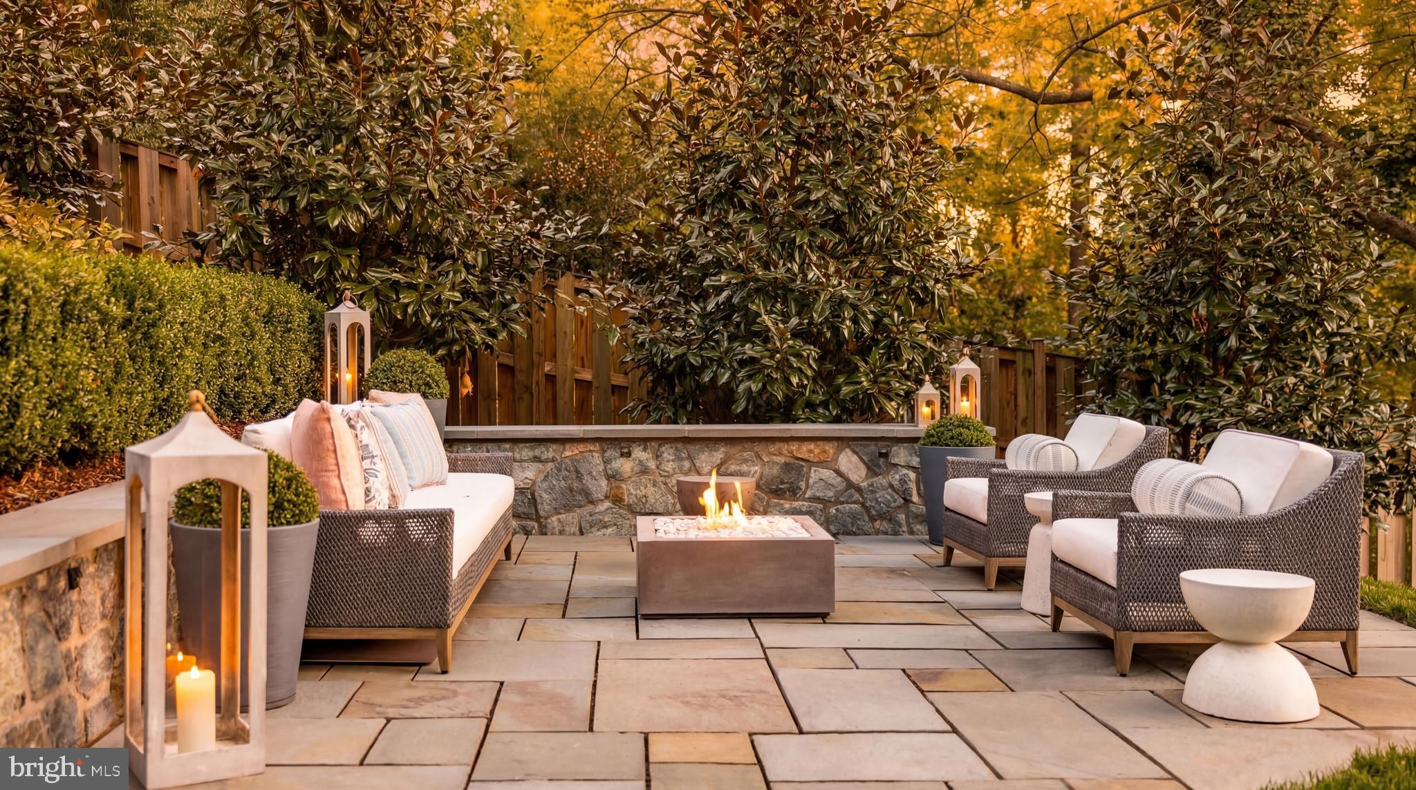 3300 Newark Street Northwest Washington, DC 20008 - Photo 47 of 50 New Flagstone Patio Perfect for Entertaining