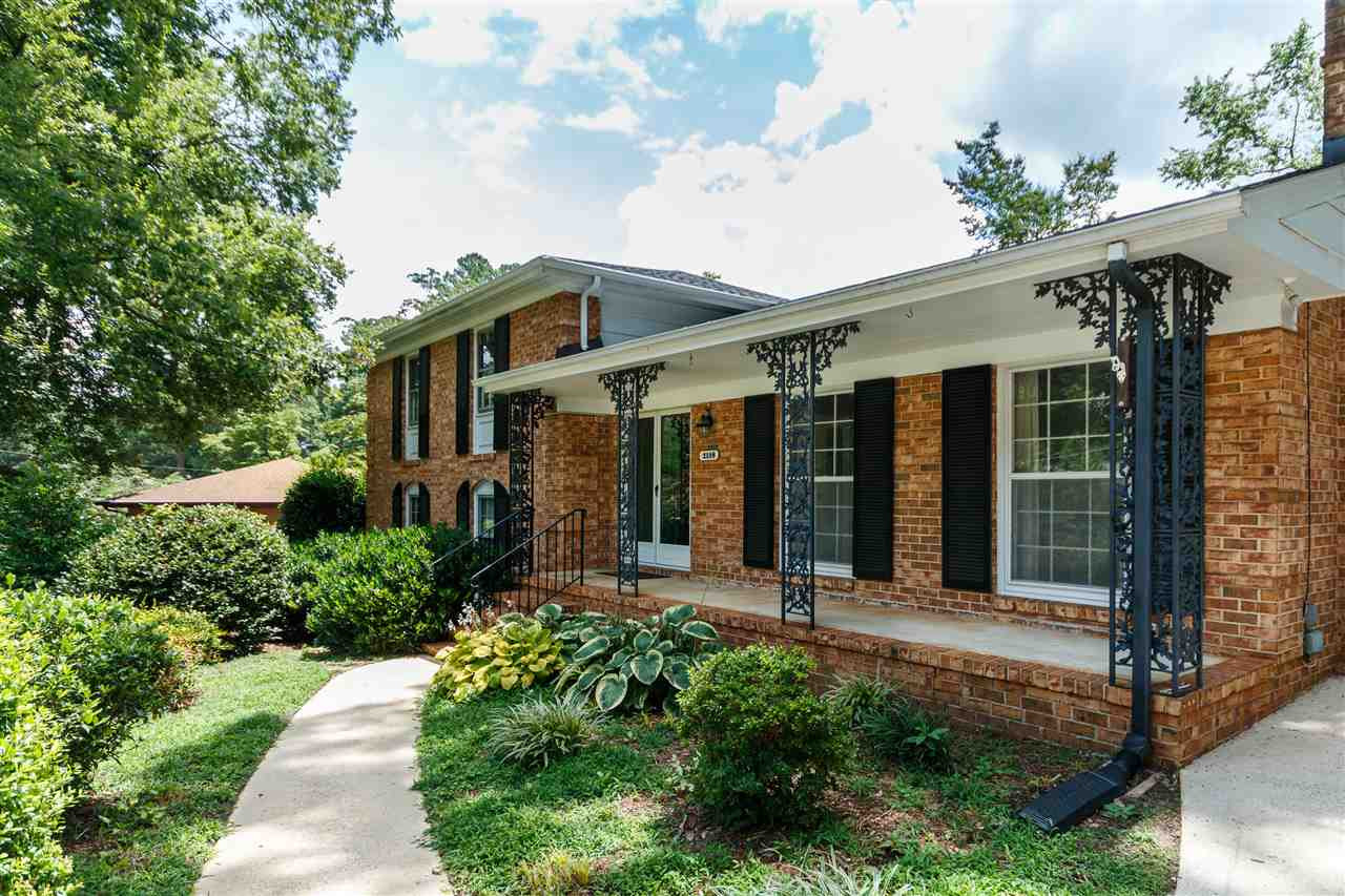 2108 Myron Drive Raleigh, NC 27607 - Photo 2 of 30 Spacious front porch with eye-catching wrought iron columns. Front porch