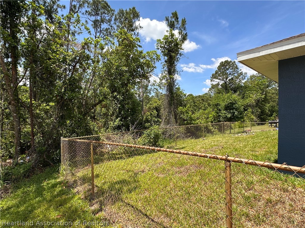 8737 Capilla Street Sebring, FL 33872 - Photo 5 of 43 a view of a backyard