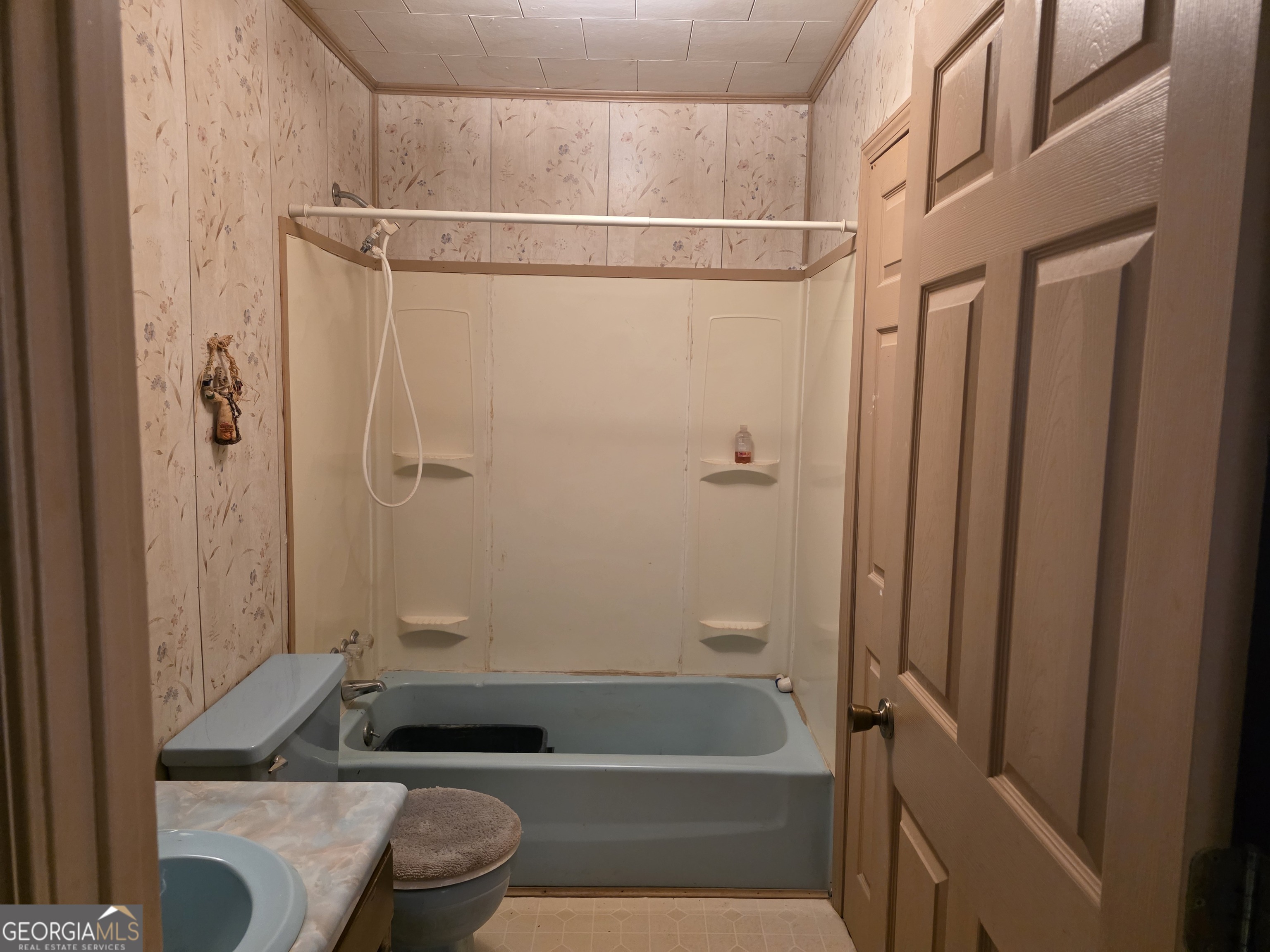 3879 Caney Head Road Roopville, GA 30217 - Photo 31 of 64 a bathroom with a bathtub and a shower