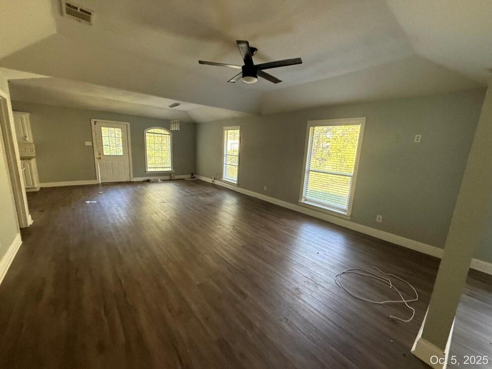 2009 Apache Road Quinlan, TX 75474 - Photo 10 of 19 wooden floor in an empty room with a window