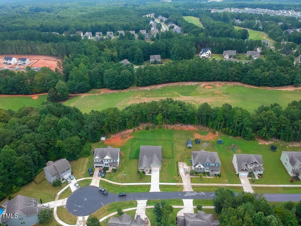 110 Point View Way Franklinton, NC 27525 - Photo 8 of 62 an aerial view of tennis court