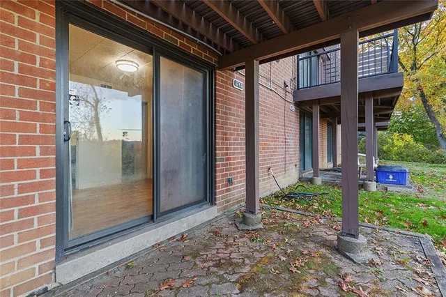 a view of a entryway door front of house