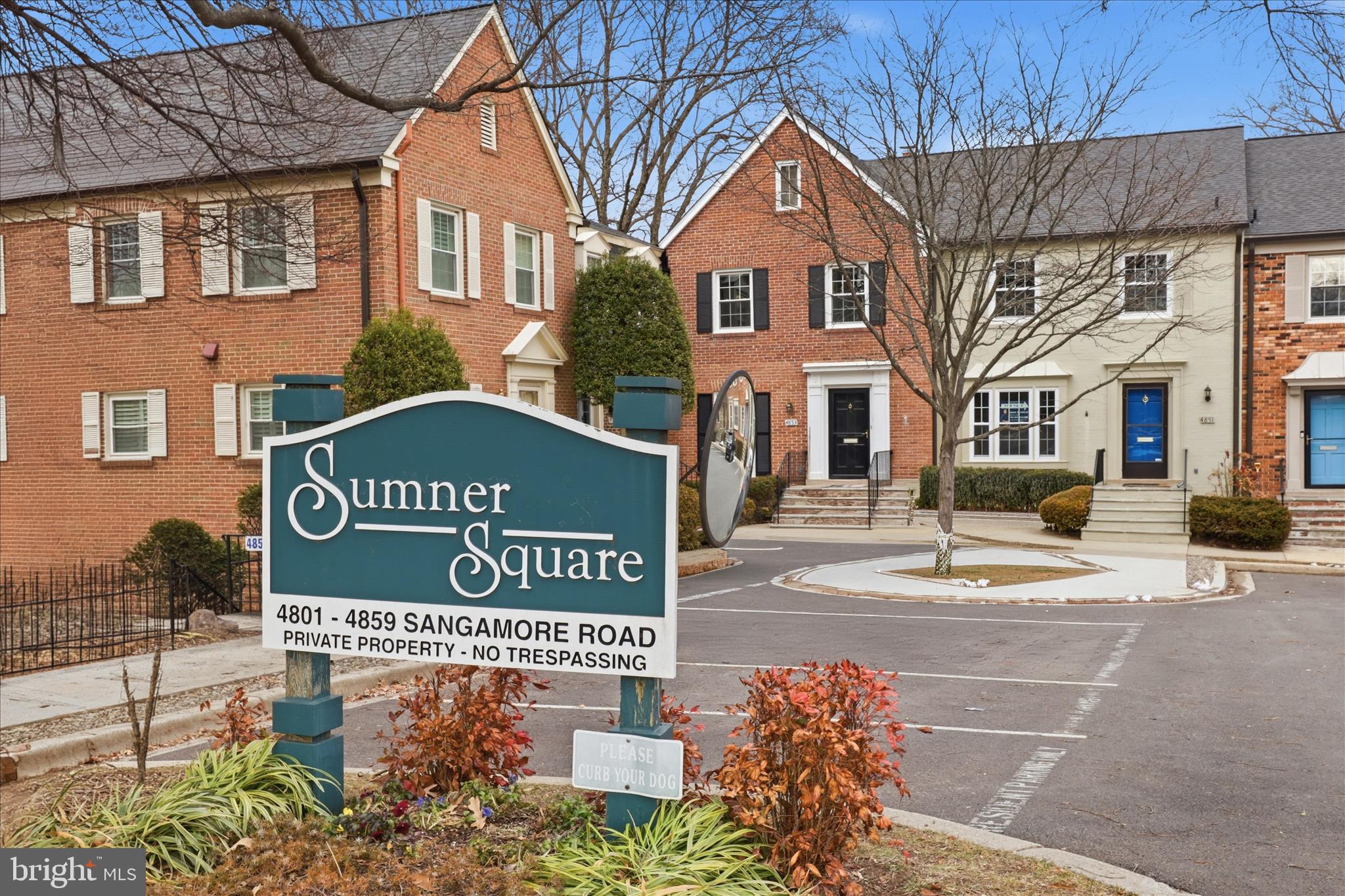 4851 Sangamore Road, Unit 25 Bethesda, MD 20816 - Photo 2 of 41 a sign on the side of a building