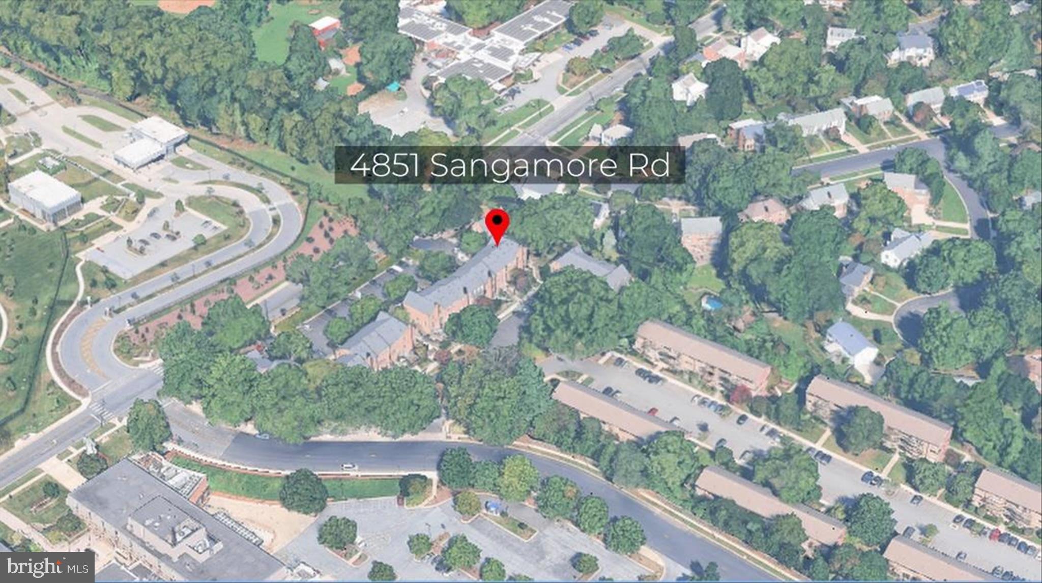 4851 Sangamore Road, Unit 25 Bethesda, MD 20816 - Photo 31 of 41 an aerial view of a house