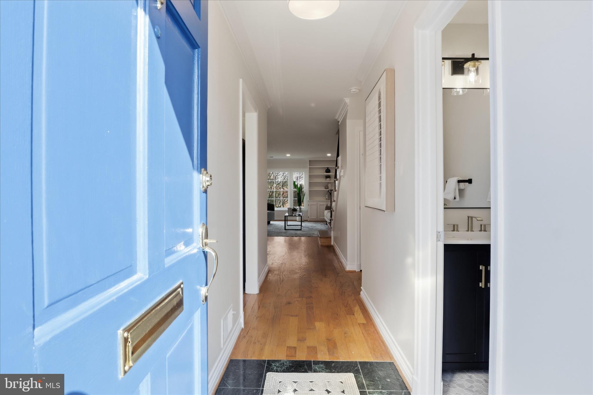 4851 Sangamore Road, Unit 25 Bethesda, MD 20816 - Photo 4 of 41 a view of hallway with wooden floor