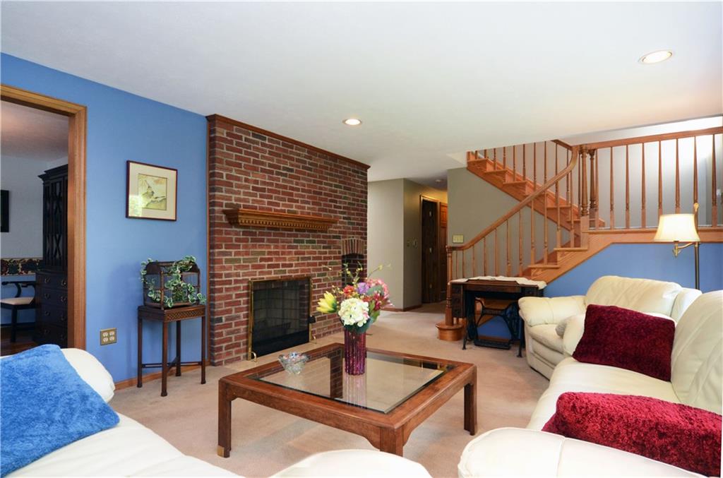 201 Lytton Road Coraopolis, PA 15108 - Photo 6 of 25 GATHER AROUND WOOD BURNING FIREPLACE