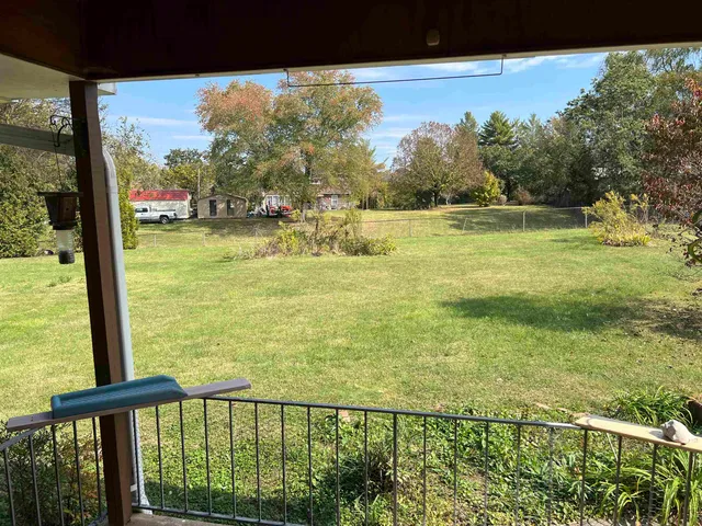 a view of ocean from a balcony