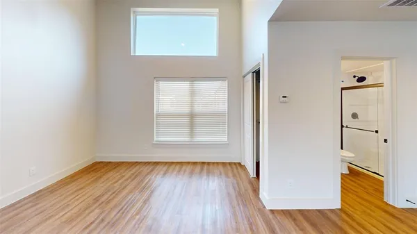 wooden floor in an empty room