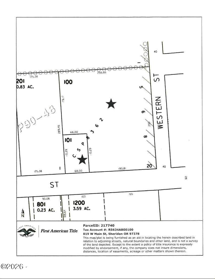 819 West Main Street Sheridan, OR 97378 - Photo 3 of 14 Over 250 Ft of Main St frontage, 1.72 Acre!