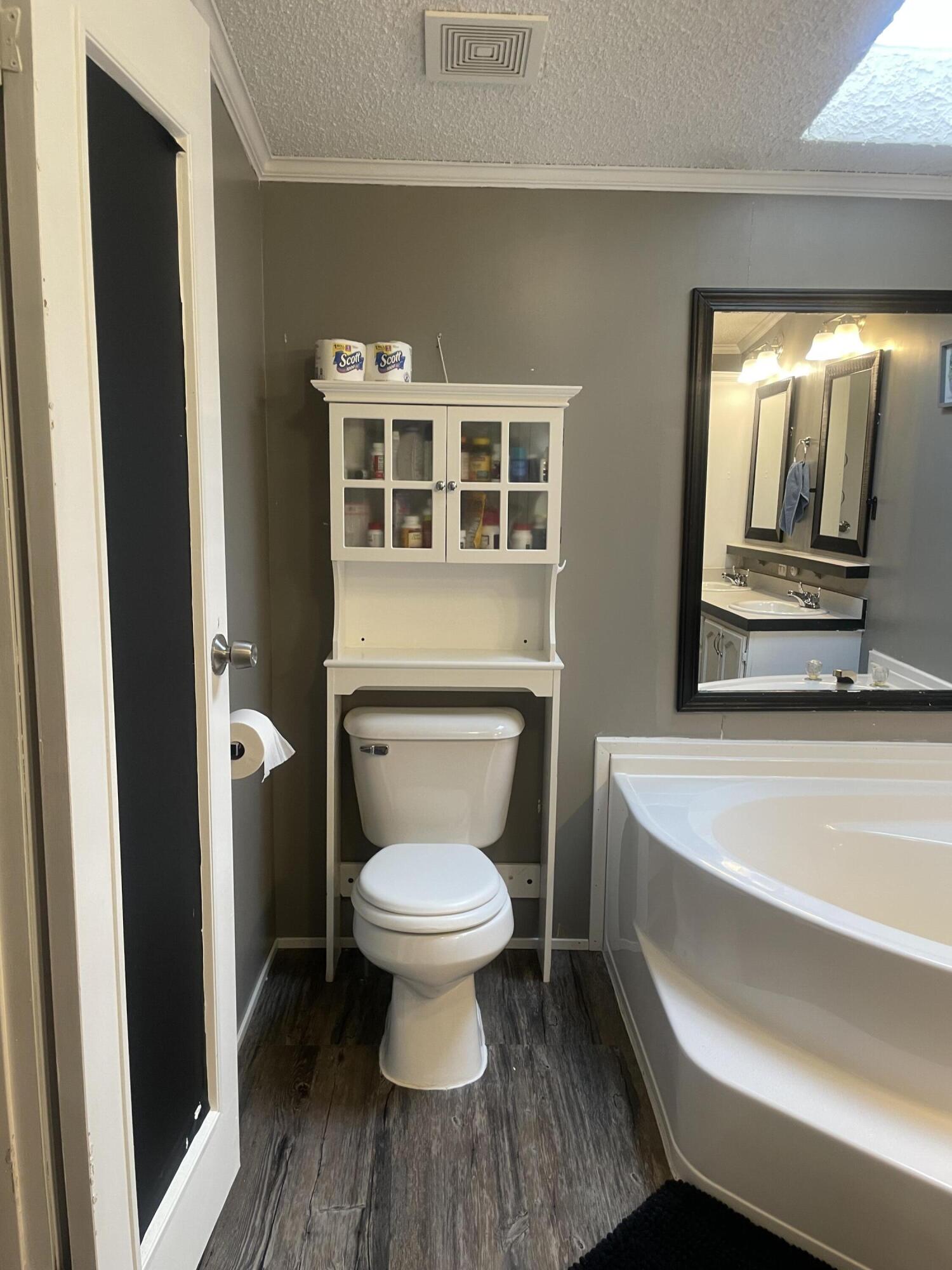 195 South Hunts Meadow Road Pittston, ME 04345 - Photo 28 of 37 bathroom has glass double doors