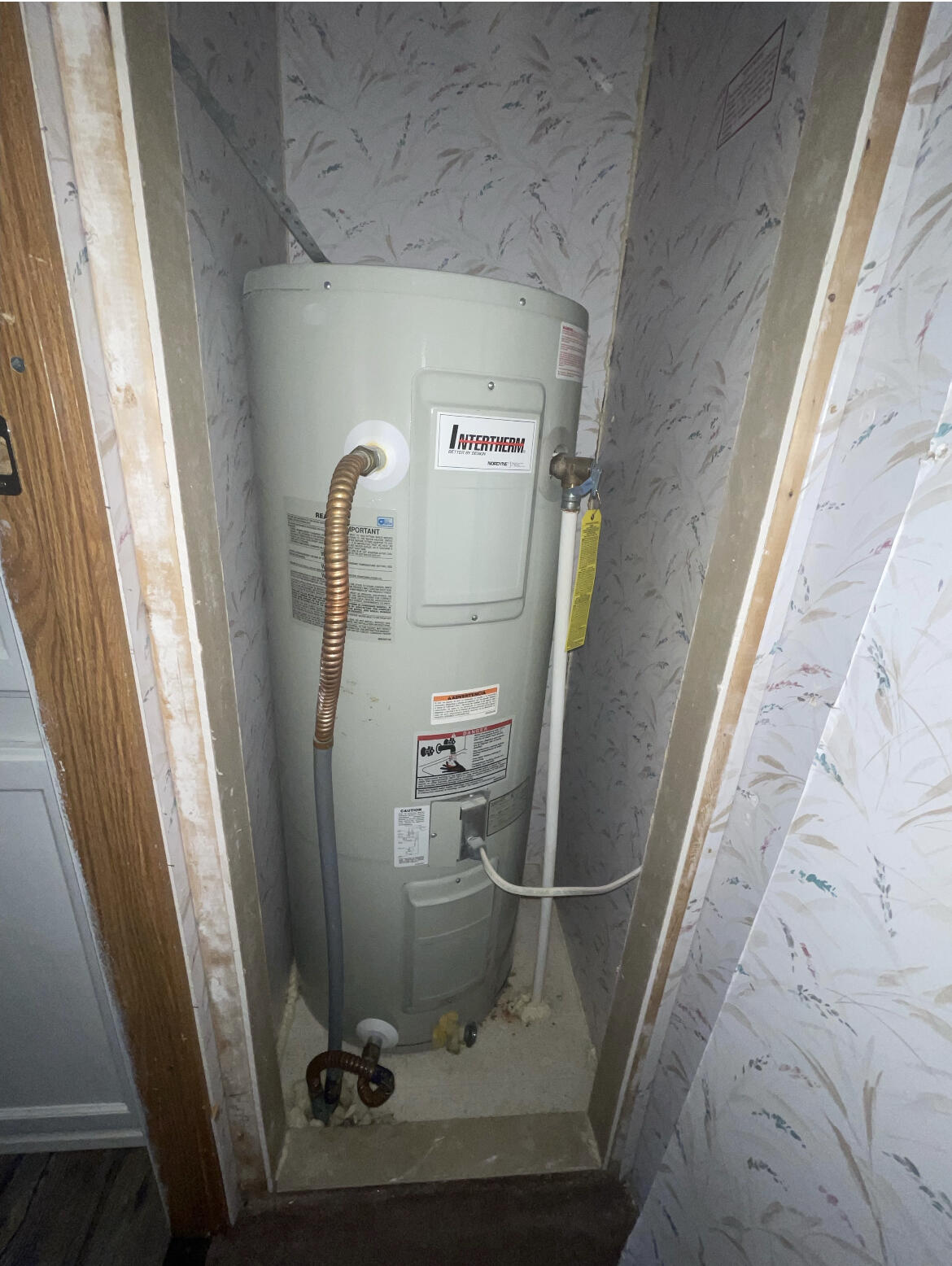 195 South Hunts Meadow Road Pittston, ME 04345 - Photo 37 of 37 water tank in bathroom wall space