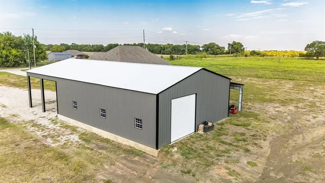 a view of a terrace with a lake view