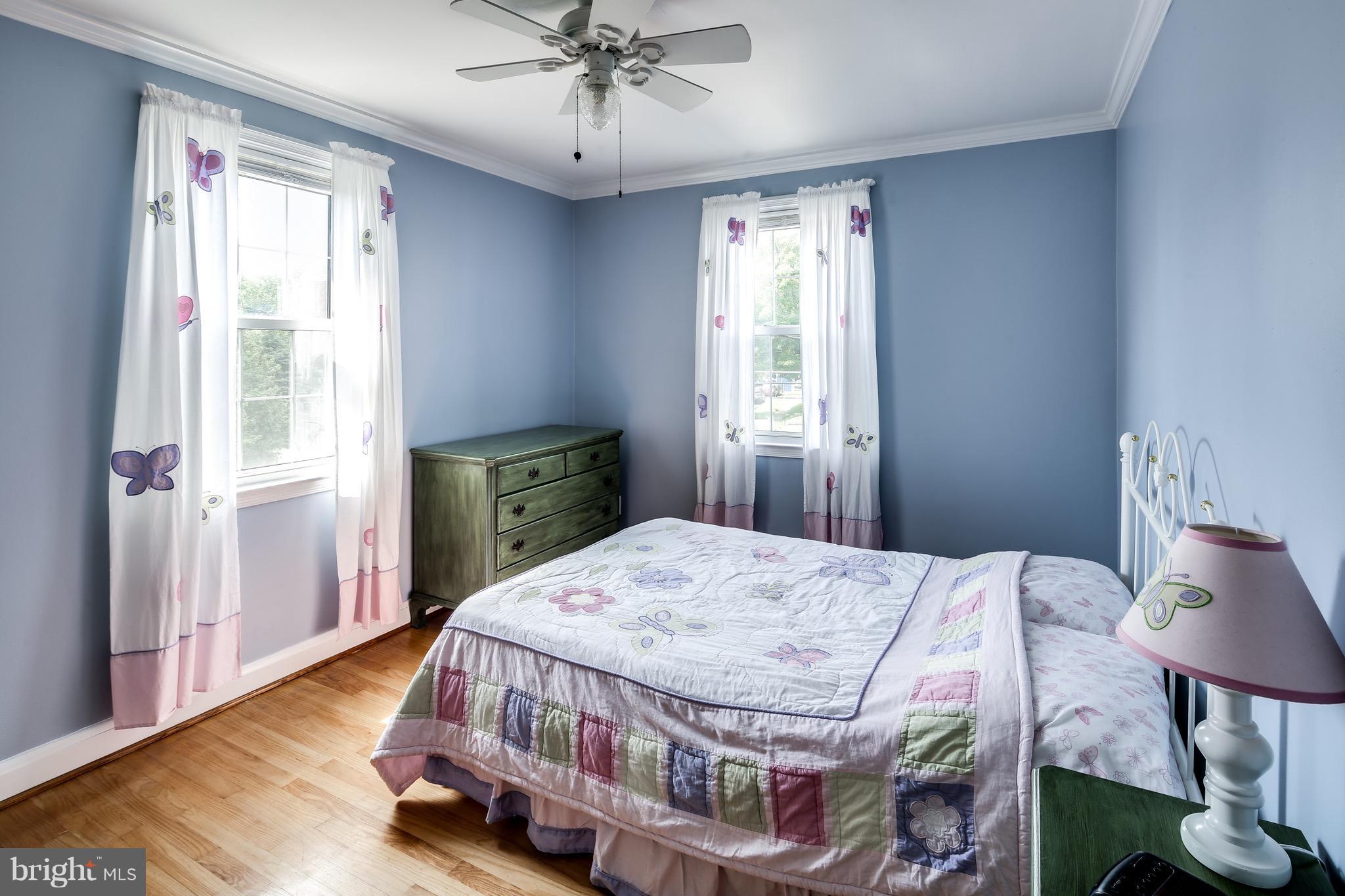 1611 Feldbrook Road Towson, MD 21286 - Photo 19 of 27 Bedroom Two w/ Hardwood & Lots of Light