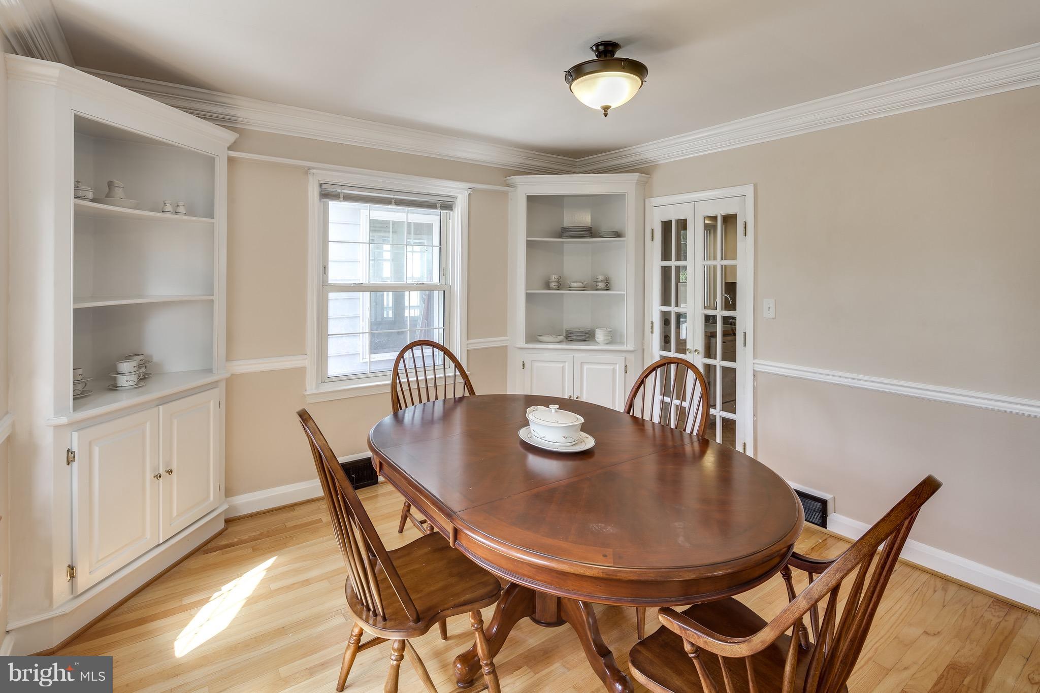 1611 Feldbrook Road Towson, MD 21286 - Photo 10 of 27 Dining Room w/ Built In China Cabinets