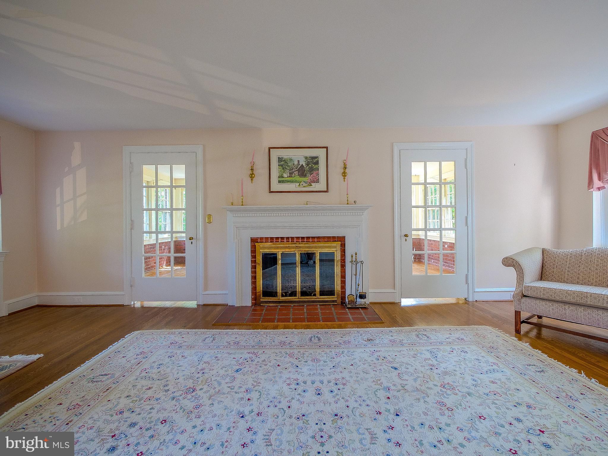 300 Glenloch Road Ridley Park, PA 19078 - Photo 12 of 70 Brick Fireplace w/ Wood Mantel