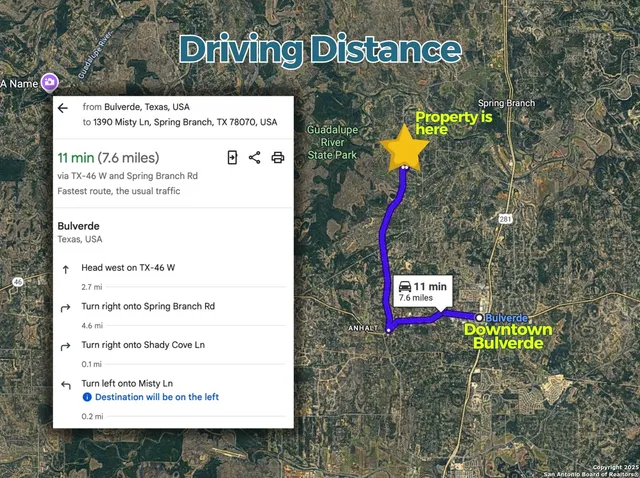 $354,900 | 1390 Misty Lane, Spring Branch, TX 78070