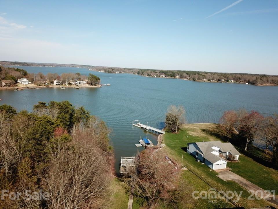 4516 Kiser Island Road Terrell, NC 28682 - Photo 18 of 19 an aerial view of a house with a lake view