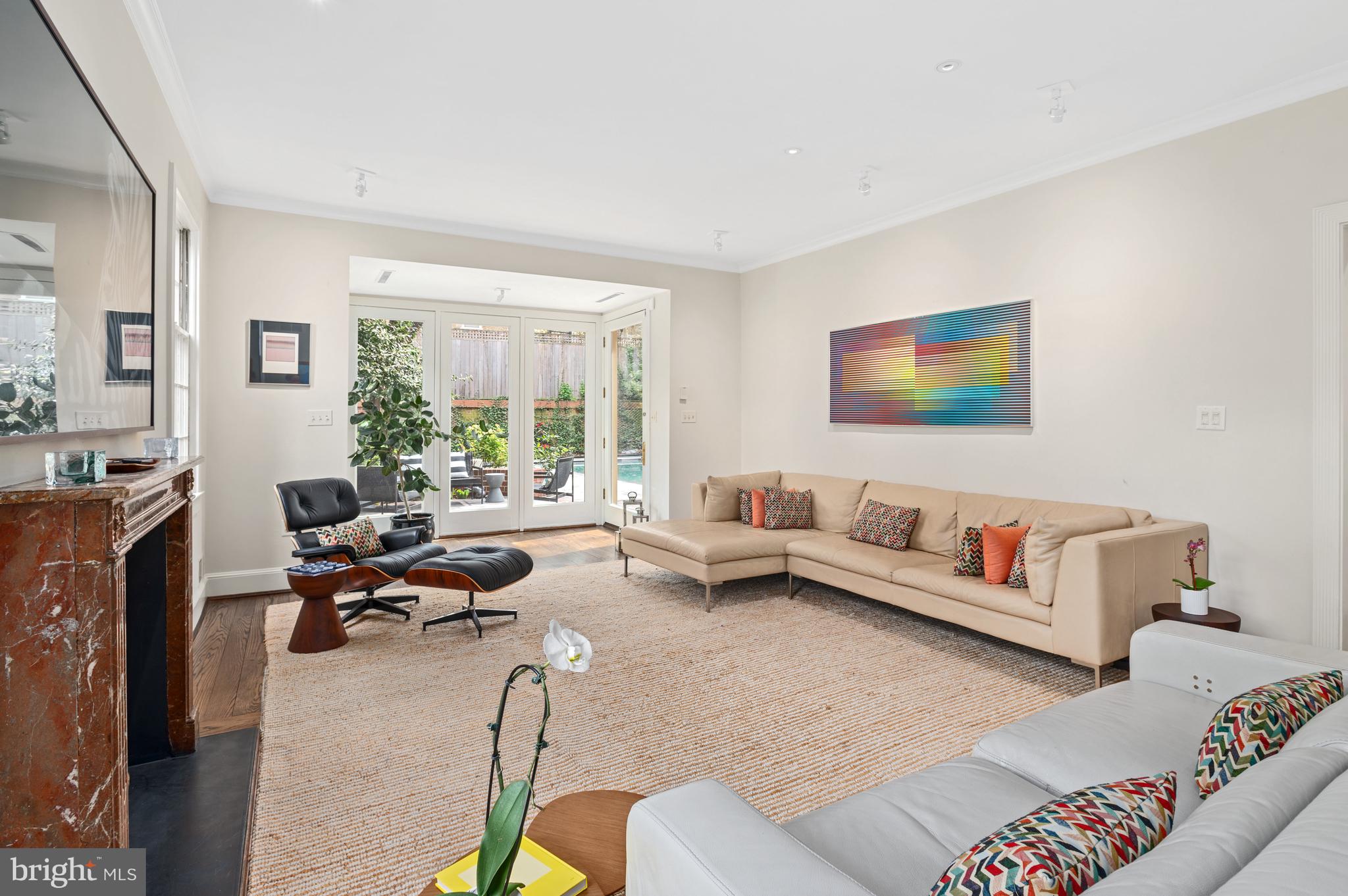 2468 Belmont Road Northwest Washington, DC 20008 - Photo 13 of 49 a living room with furniture and a large window