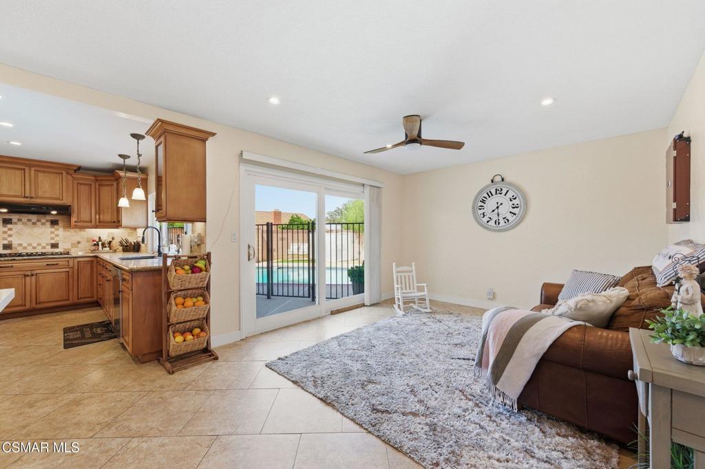 1837 Marcella Street Simi Valley, CA 93065 - Photo 21 of 66 a bed room with a bed and a view in kitchen