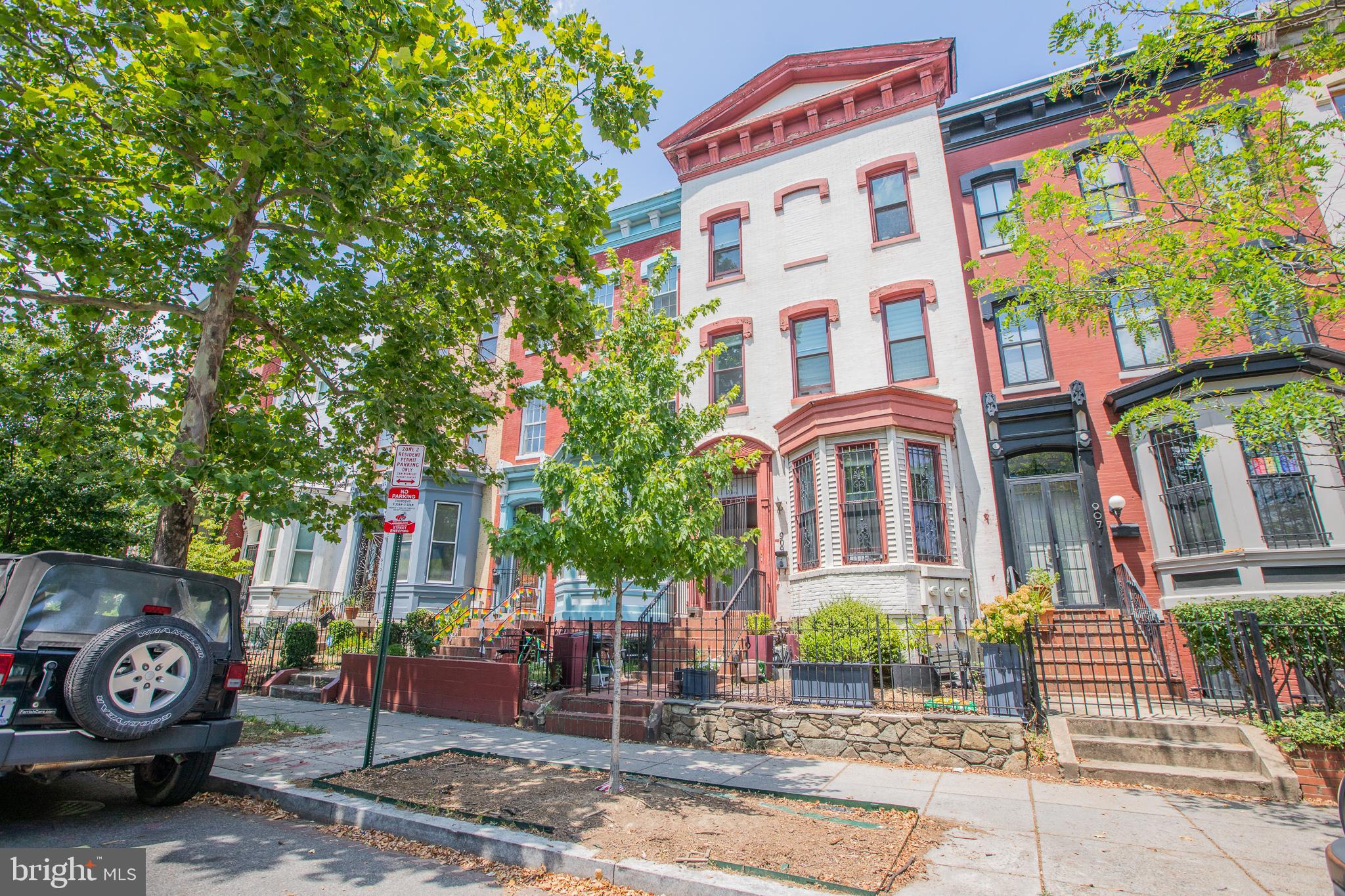 909 R Street Northwest, Unit B Washington, DC 20001 - Photo 2 of 17 a front view of a building with tree s