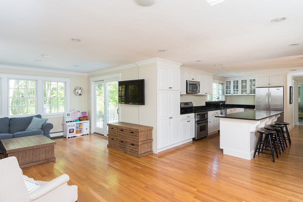 35 Stanford Drive Westwood, MA 02090 - Photo 13 of 29 a living room with furniture and a flat screen tv