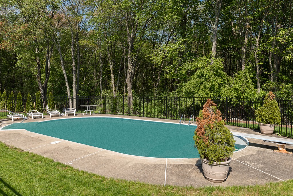 35 Stanford Drive Westwood, MA 02090 - Photo 28 of 29 a view of a fountain in a yard with potted plants