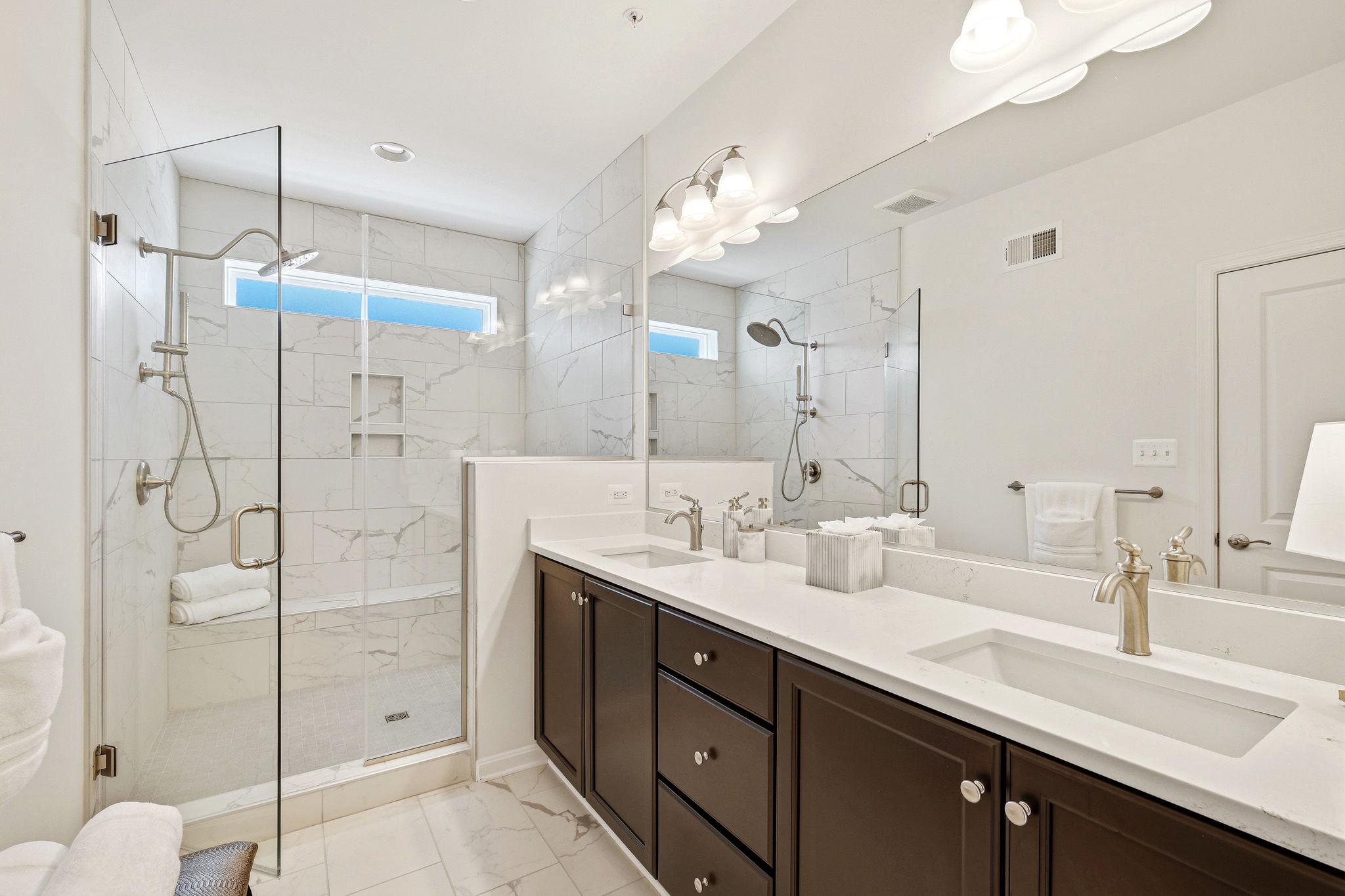 1110 Holden Road Frederick, MD 21701 - Photo 23 of 38 Primary Bathroom w/ large shower and 2 sink vanity