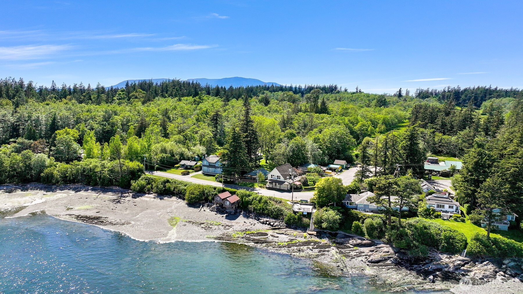 2093 Granger Way Lummi Island, WA 98262 - Photo 27 of 35 a view of a garden with a houses