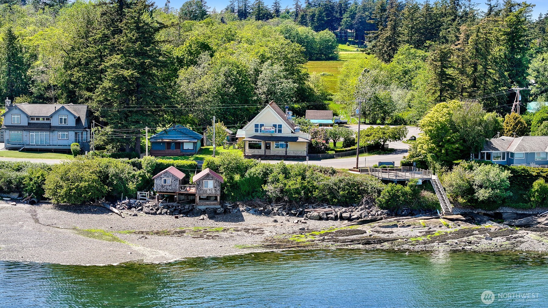 2093 Granger Way Lummi Island, WA 98262 - Photo 28 of 35 a view of a house with pool and sitting area