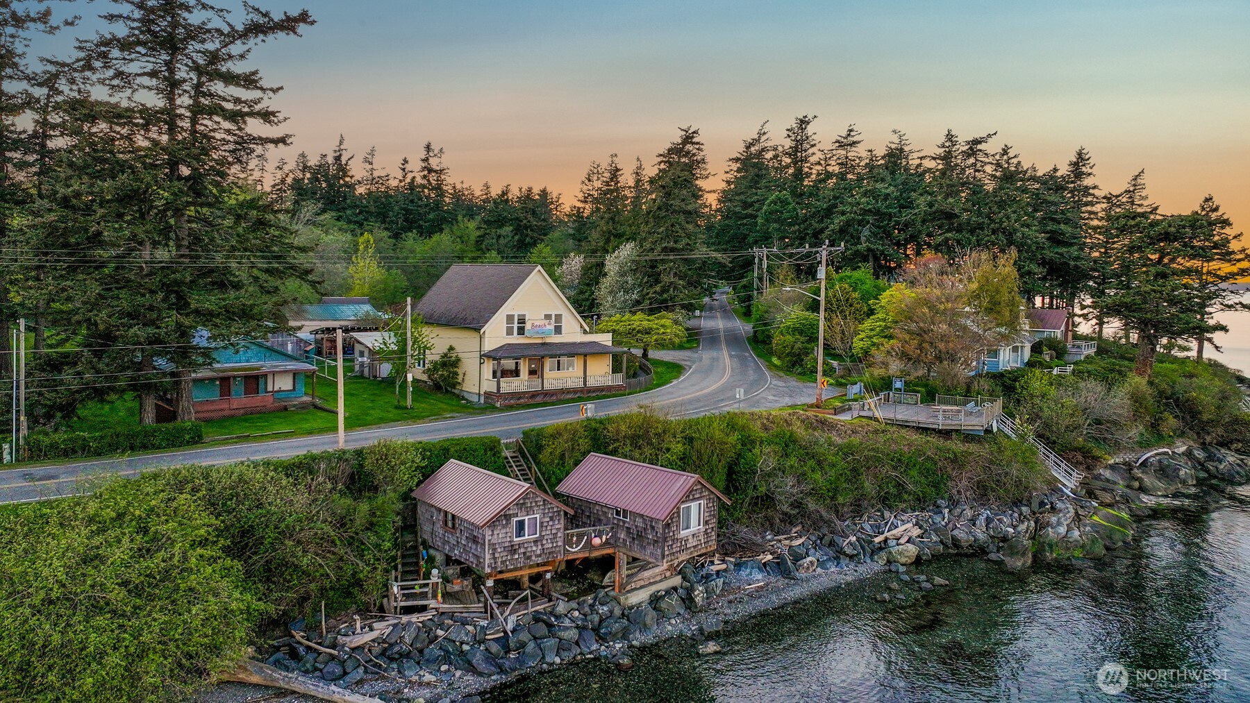 2093 Granger Way Lummi Island, WA 98262 - Photo 33 of 35 a front view of a house with garden