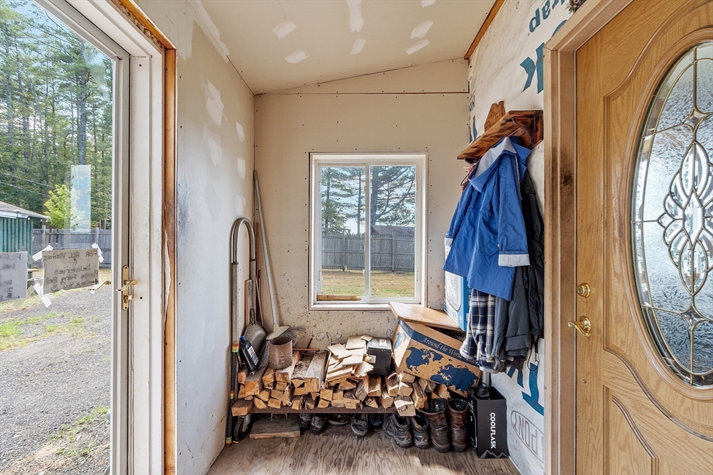 6 Wyman Road Ashburnham, MA 01430 - Photo 23 of 39 a view of front door and porch with furniture