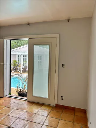 a view of front door