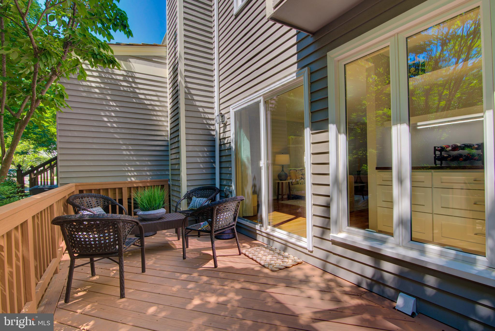 11619 Chapel Cross Way Reston, VA 20194 - Photo 7 of 33 Deck Views to Interior