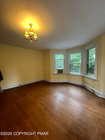a view of hallway with stairs