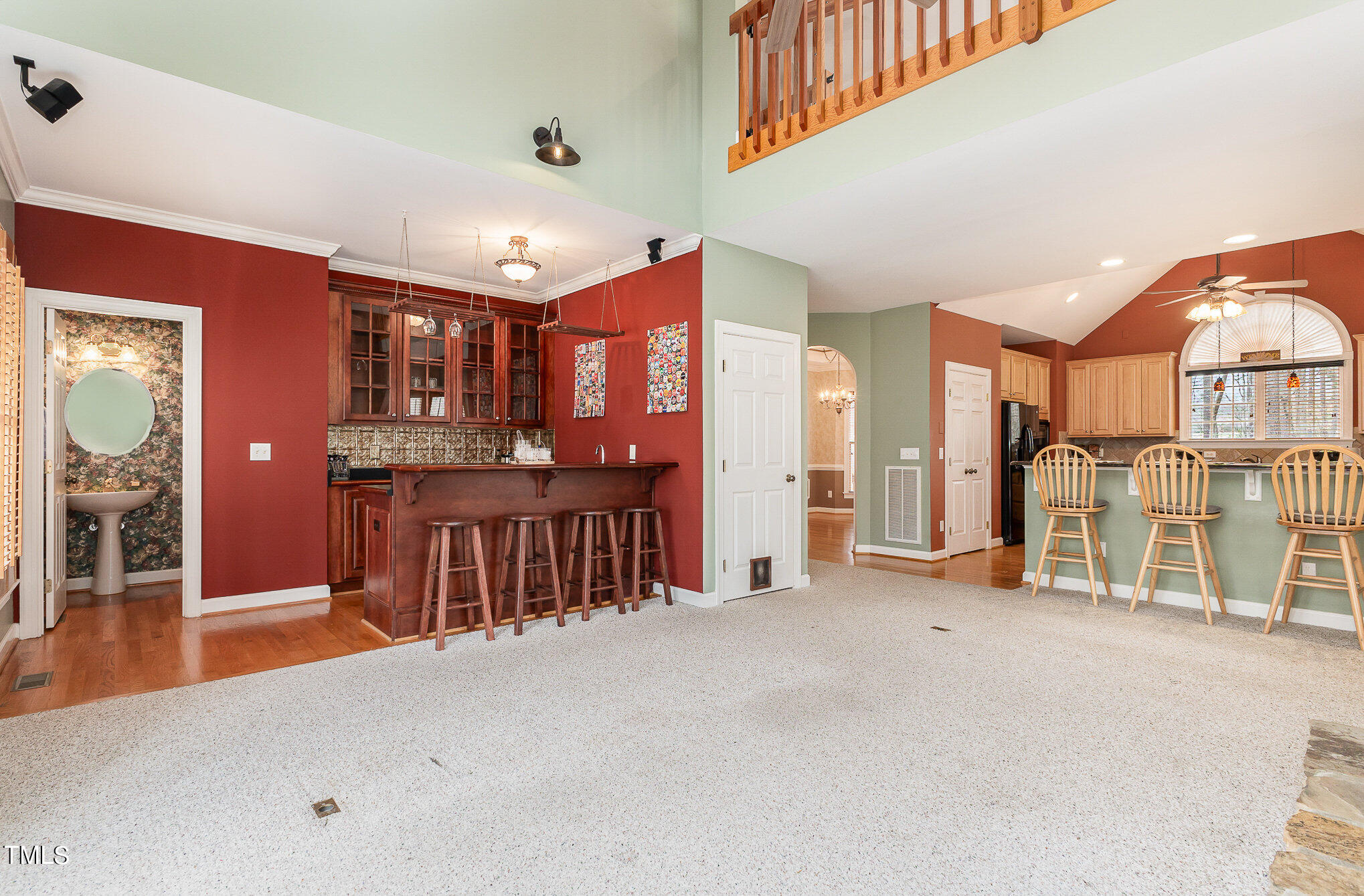 2308 Mt Vernon Church Road Raleigh, NC 27614 - Photo 11 of 59 a view of a livingroom with furniture and a kitchen