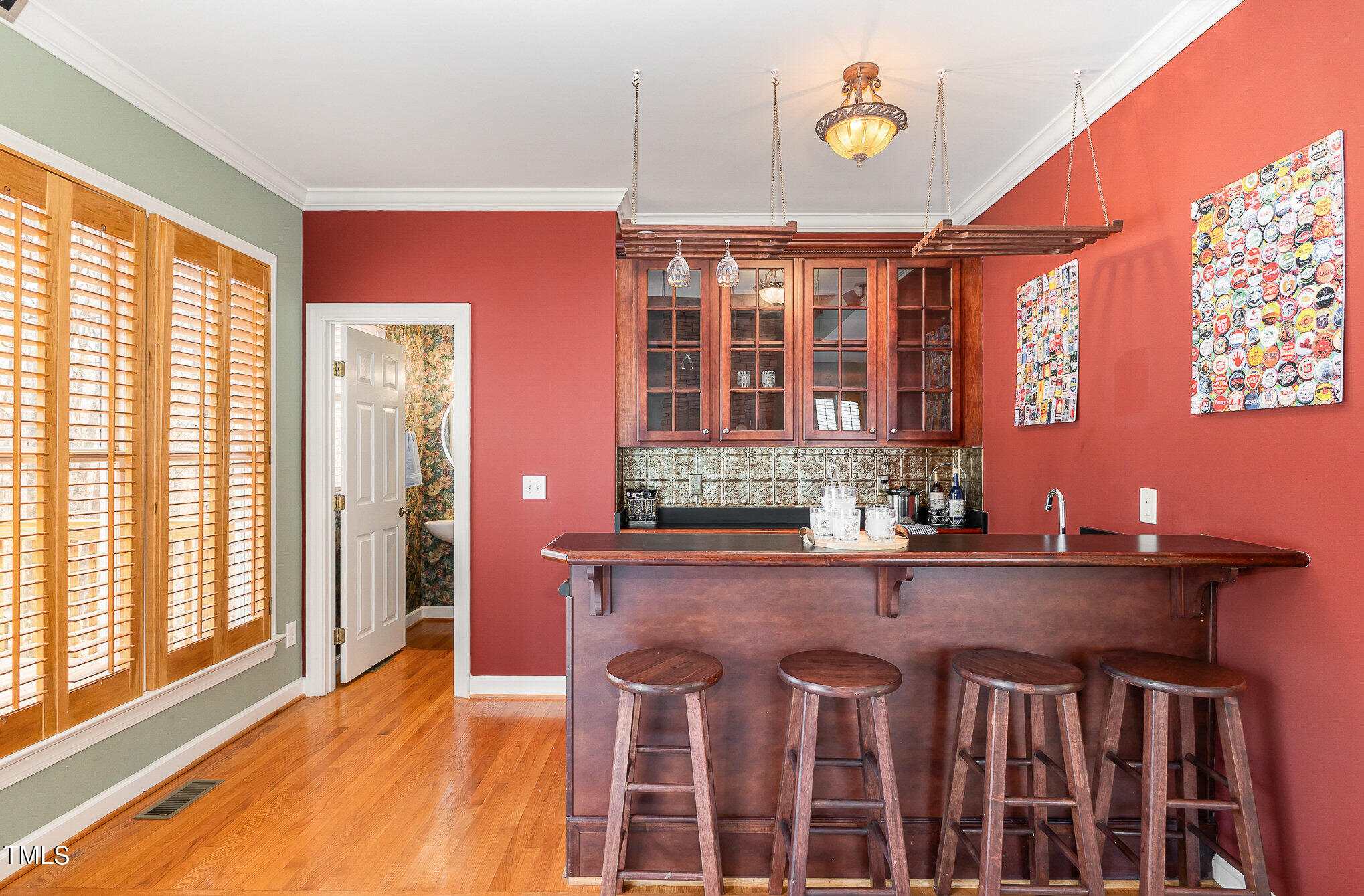 2308 Mt Vernon Church Road Raleigh, NC 27614 - Photo 12 of 59 a kitchen with a stove a sink and cabinets