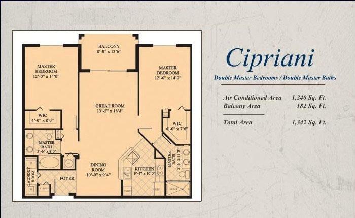 1690 Renaissance Commons Boulevard, Unit 1629 Boynton Beach, FL 33426 - Photo 18 of 18 Floorplan
