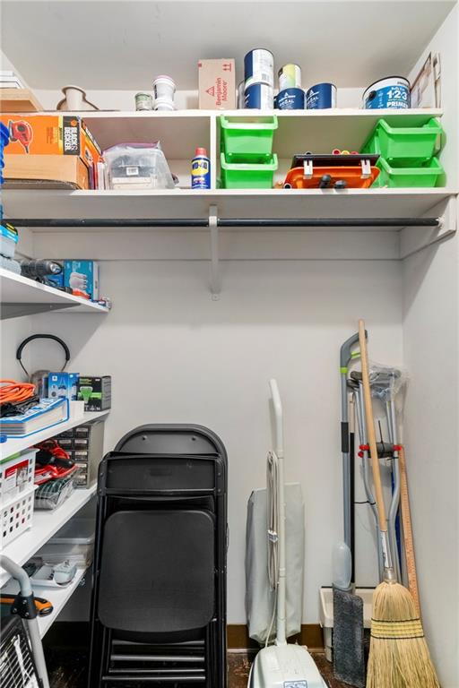 415 Bigham Street, Unit 23 Pittsburgh, PA 15211 - Photo 18 of 24 a utility room with lots of clutter and cabinets