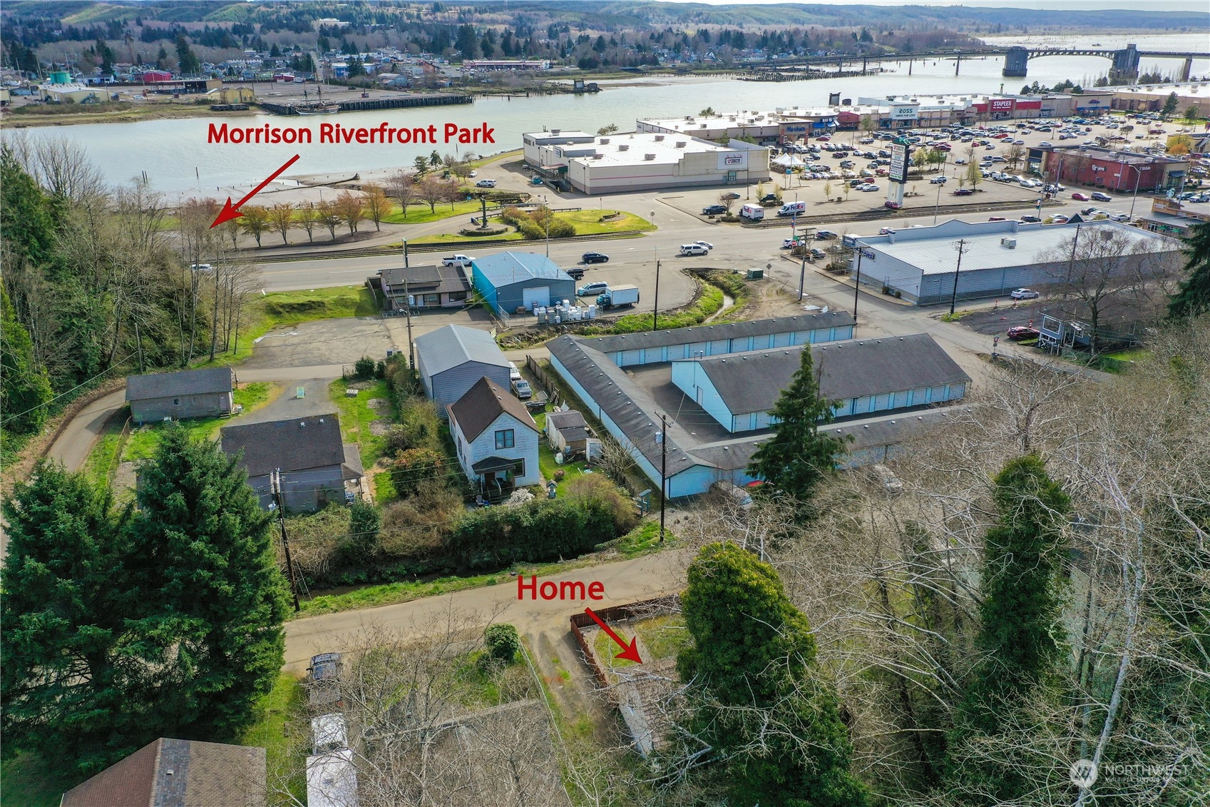 1312 Summit Street Aberdeen, WA 98520 - Photo 36 of 37 an aerial view of a city